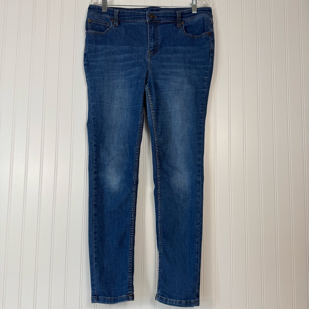 Matilda Jane Skinny Jeans Women's Size 14 Hummingbird Embroidered Mid Rise